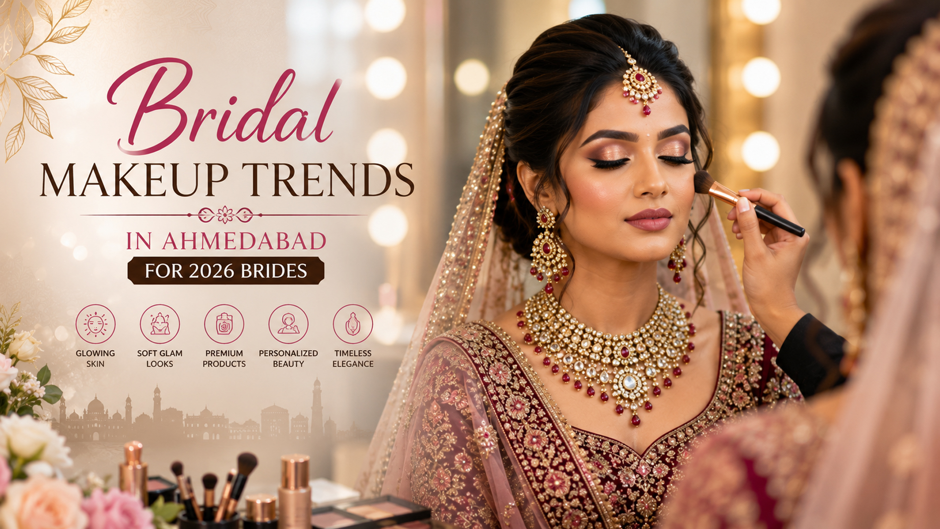 Bridal makeup trends in Ahmedabad