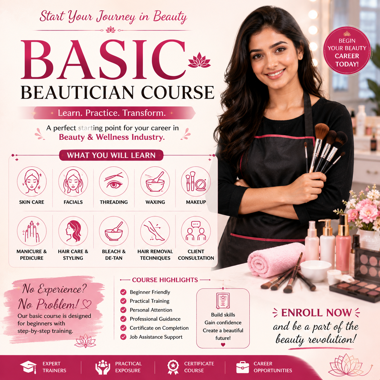 Basic Beautician Course Ahmedabad
