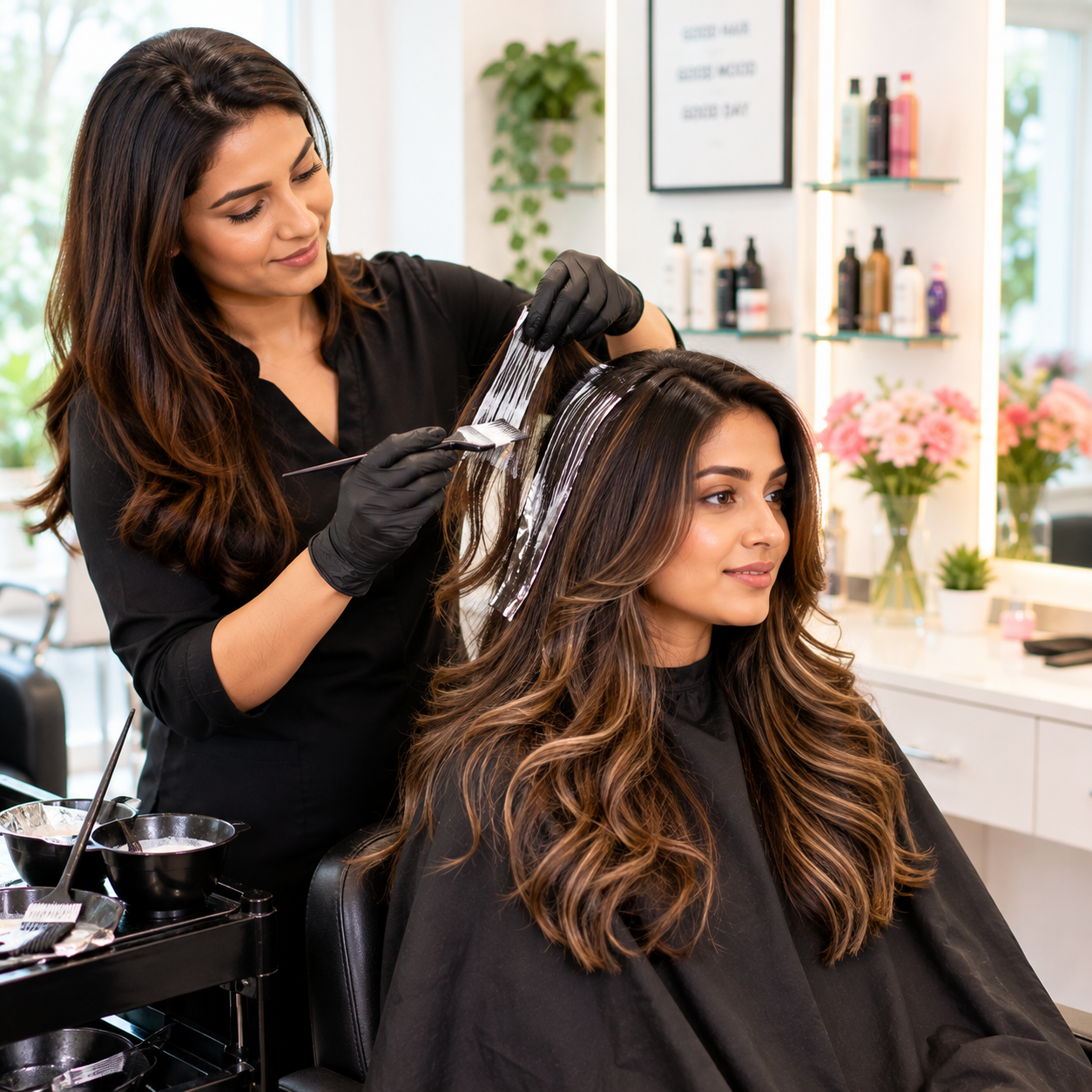 Hair Colouring and Highlights Ahmedabad
